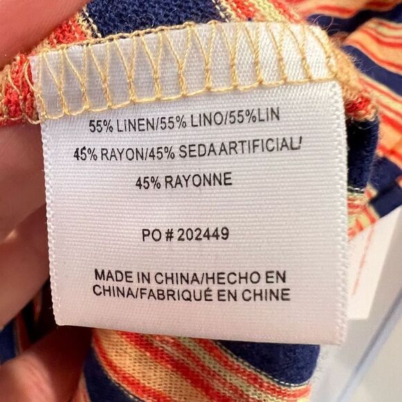 ModCloth Women’s 1X Plus Gotta Get Going TShirt Dress Orange Stripe NWT - Picture 11 of 13